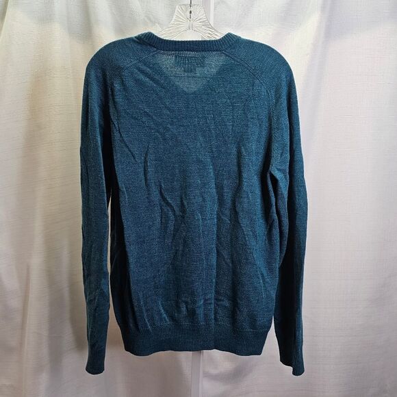 Original Penguin By Munsingwear Teal Merino Wool Sweater Size Medium - Picture 6 of 6